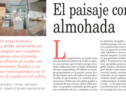 Vivienda en Framil publicada en la revista YES